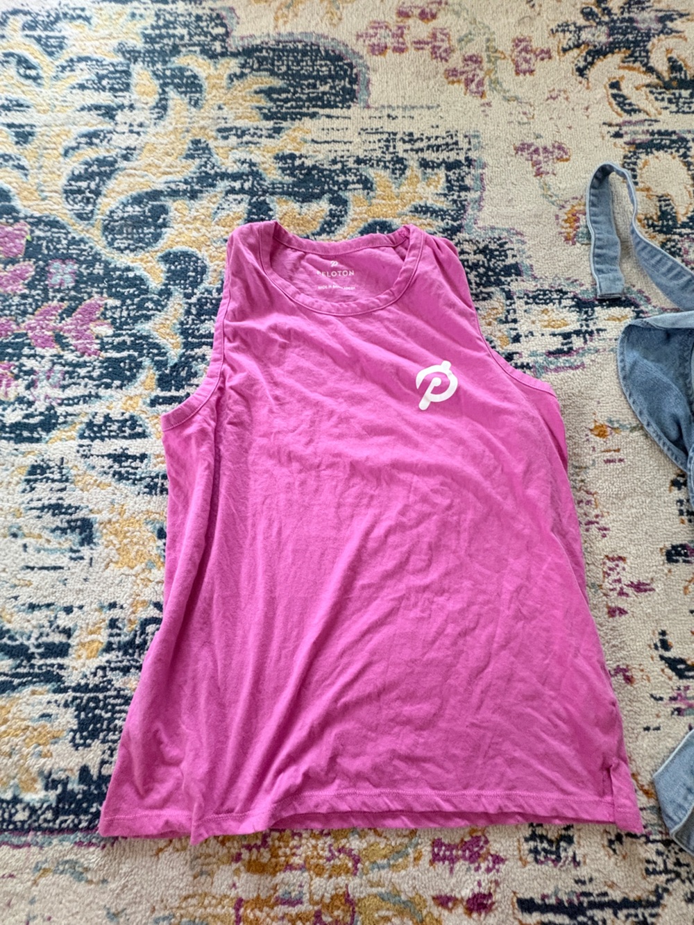 Peloton Pink Sleeveless Workout Tank